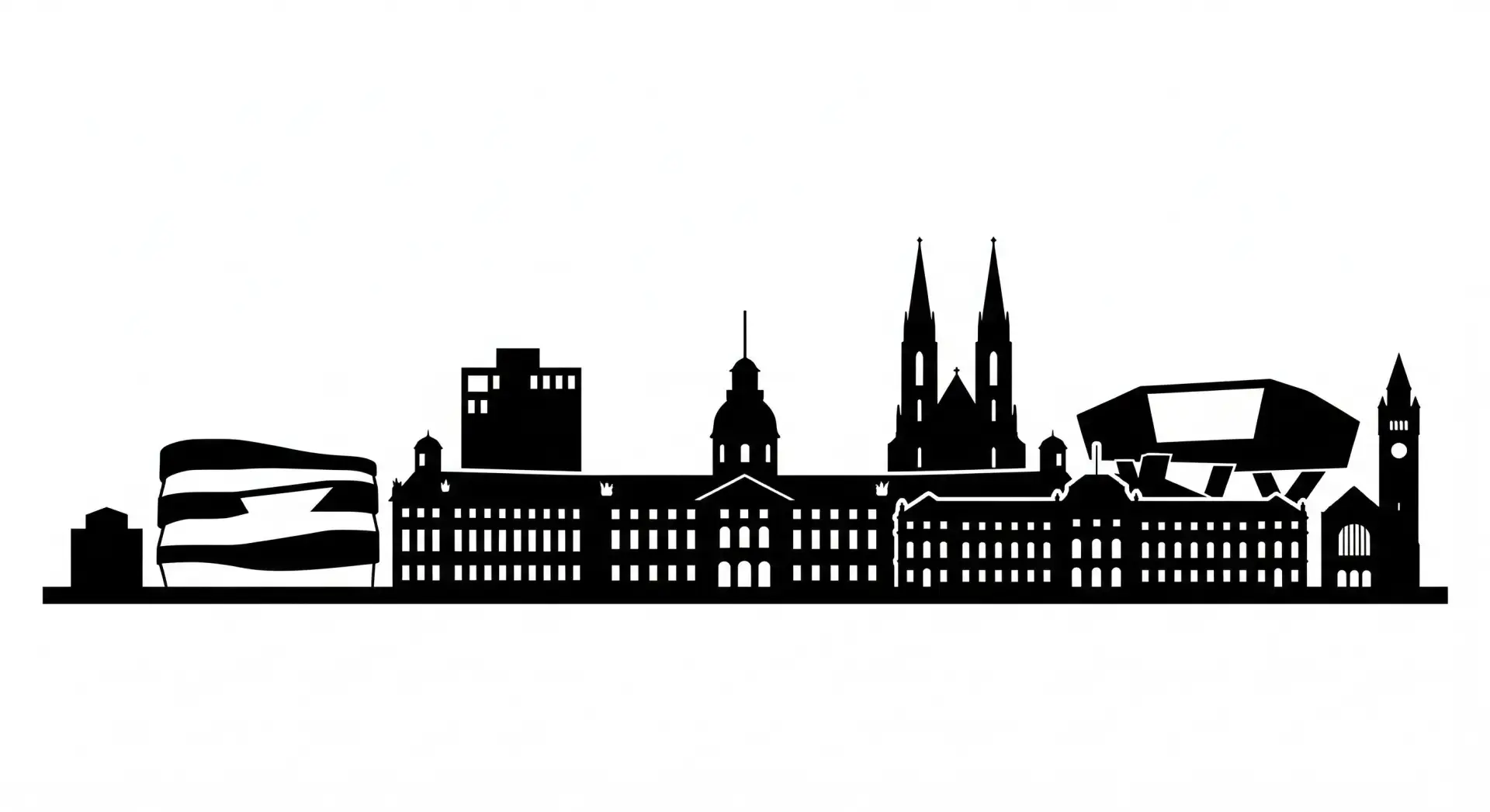 Karlsruhe skyline visual