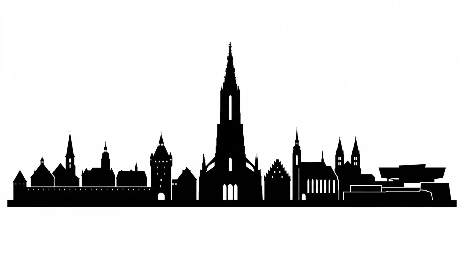 Ulm skyline visual